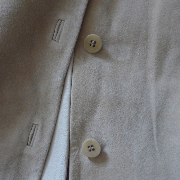 Vintage Real Clothes Women 12P (Fits like P4-6) Leather Shacket and Skirt Set - Picture 6 of 16